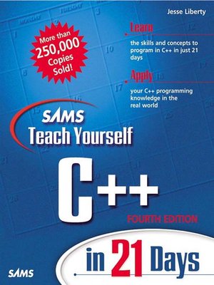 cover image of Sams Teach Yourself C++ in 21 Days